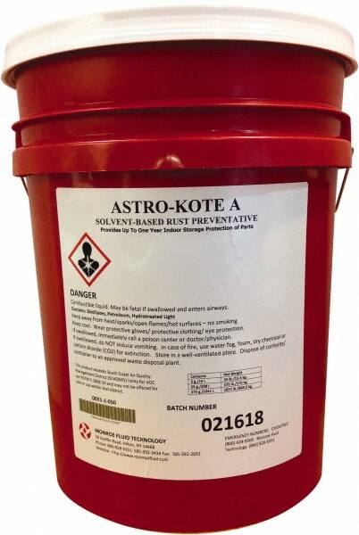 Monroe Fluid Technology - 5 Gal Rust/Corrosion Inhibitor - Comes in Pail - Americas Industrial Supply