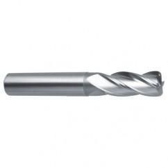 6mm Dia. x 57mm Overall Length 4-Flute Square End Solid Carbide SE End Mill-Round Shank-Center Cut-Uncoated - Americas Industrial Supply