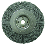4" Diameter - 1/2 - 3/8" Arbor Hole - Abrasive Nylon Straight Nylox Wheel - Americas Industrial Supply