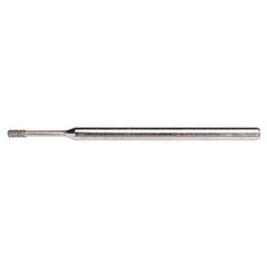0.07″ × 0.157″ × 0.5″ Electroplated CBN Mounted Point 100 Grit - Americas Industrial Supply