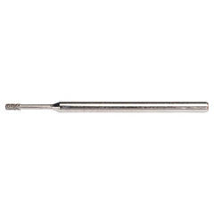 0.07″ × 0.157″ × 1″ Electroplated CBN Mounted Point 100 Grit - Americas Industrial Supply