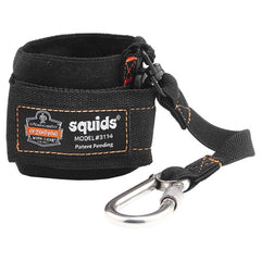 3114 Black Pull-On Wrist Lanyard With Carabiner-3Lbs - Americas Industrial Supply