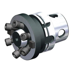 Kennametal - KM4X100 Taper Shank 10mm Hole End Mill Holder/Adapter - 4-5/8" Nose Diam, 2.647" Projection, Through-Spindle Coolant - Exact Industrial Supply