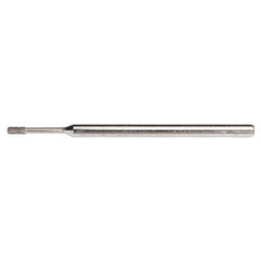 0.08″ × 0.157″ × 0.5″ Electroplated CBN Mounted Point 150 Grit - Americas Industrial Supply