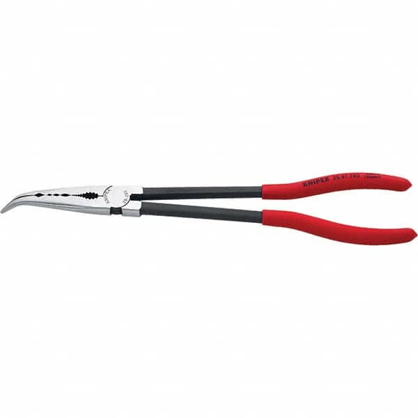 Knipex - Bent Nose Pliers Type: Needle Nose Overall Length (Inch): 11 - Americas Industrial Supply