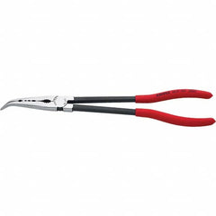 Knipex - Bent Nose Pliers Type: Needle Nose Overall Length (Inch): 11 - Americas Industrial Supply