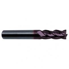 1/4" Dia. - 2-1/2" OAL - 4 FL Variable Helix Firex Carbide End Mill - Americas Industrial Supply