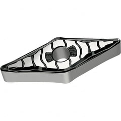 Walter - VNMG FM5 Grade WSM10S Turning Insert - TiAlN+Al2O3+(Al) Finish, 35° Rhombic, 9.53mm Inscr Circle, 4.76mm Thick, 0.4mm Corner Radius - Americas Industrial Supply