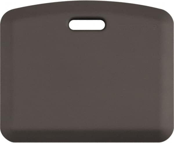 Smart Step - Dry Environment, Anti-Fatigue Matting - Gray, Urethane with Urethane Sponge Base, Beveled on All 4 Sides - Americas Industrial Supply