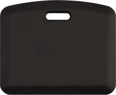Smart Step - Dry Environment, Anti-Fatigue Matting - Black, Urethane with Urethane Sponge Base, Beveled on All 4 Sides - Americas Industrial Supply