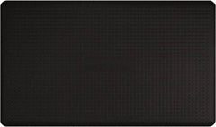 Smart Step - 5' Long x 3' Wide, Dry Environment, Anti-Fatigue Matting - Black, Urethane with Urethane Sponge Base, Beveled on 3 Sides - Americas Industrial Supply