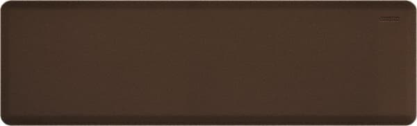 Smart Step - Dry Environment, Anti-Fatigue Matting - Brown, Urethane with Urethane Sponge Base, Beveled on All 4 Sides - Americas Industrial Supply