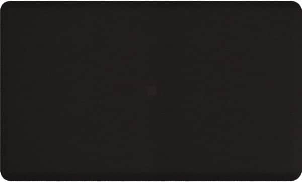 Smart Step - 5' Long x 3' Wide, Dry Environment, Anti-Fatigue Matting - Black, Urethane with Urethane Sponge Base, Beveled on All 4 Sides - Americas Industrial Supply