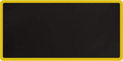 Smart Step - 6' Long x 3' Wide, Dry Environment, Anti-Fatigue Matting - Black with Yellow Borders, Urethane with Urethane Sponge Base, Beveled on All 4 Sides - Americas Industrial Supply