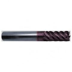 5/16" Dia. - 2-1/2" OAL - 6 FL Variable Helix Firex Carbide End Mill - Americas Industrial Supply