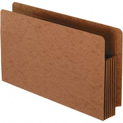 Pendaflex - 15-3/4 x 9-1/2", Legal, Brown, Expandable File Folders with Drop Front & End Tab Pocket - Straight Tab Cut Location - Americas Industrial Supply