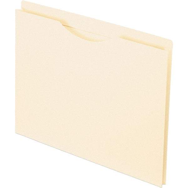 Pendaflex - 11-5/8 x 9-1/2", Letter Size, Manila, File Jacket - 11 Point Stock, Straight Tab Cut Location - Americas Industrial Supply