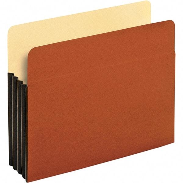 Pendaflex - 11-3/4 x 9-1/2", Letter Size, Brown, Expansion Folders - Straight Tab Cut Location - Americas Industrial Supply