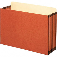 Pendaflex - 14-3/4 x 10-1/4", Legal, Redrope, 5-1/4" Expanding Wallet - Straight Tab Cut Location - Americas Industrial Supply