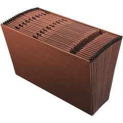 Pendaflex - 15 x 10", Legal, Redrope, A-Z Indexed Expanding Files - Assorted Tab Cut Location - Americas Industrial Supply