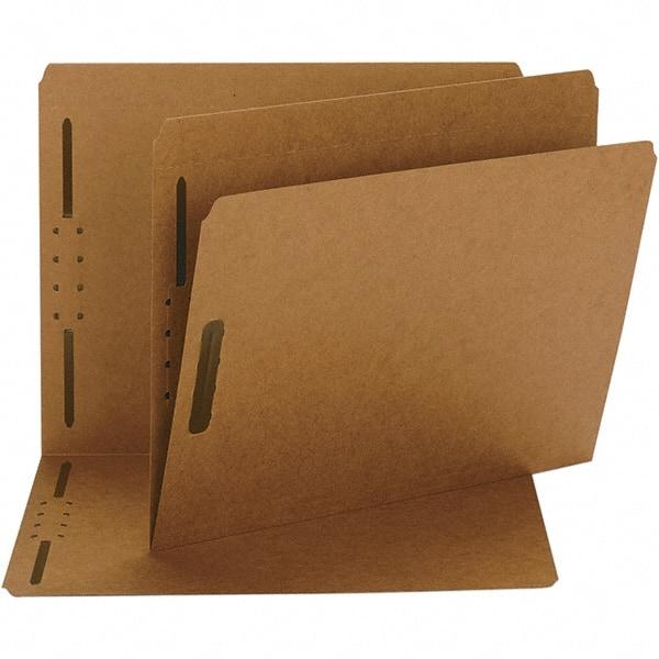 SMEAD - 11-5/8 x 9-1/2", Letter Size, Brown, File Folders with Top Tab - 11 Point Stock, Straight Tab Cut Location - Americas Industrial Supply