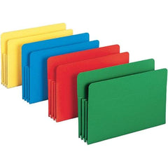 SMEAD - 14-3/4 x 9-1/2", Legal, Assorted Colors, Expansion Folders - Straight Tab Cut Location - Americas Industrial Supply