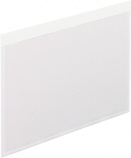 Pendaflex - 100 Piece Clear Self-Adhesive Docment Protector - 6" High x 4" Wide - Americas Industrial Supply