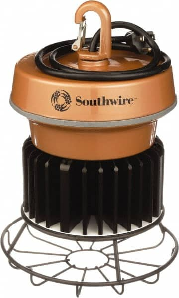 Southwire - 15 Conductor, 120 VAC, 78 Watt, Temporary String Light - 3' SJTW-A Cord, Metal - Americas Industrial Supply