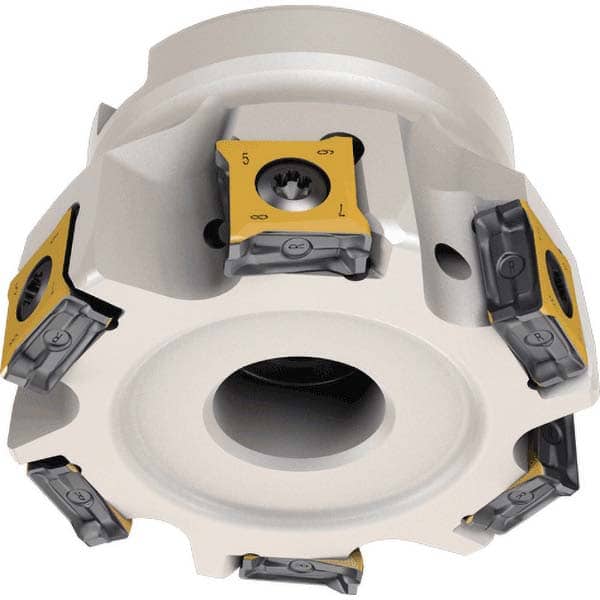 Iscar - Indexable Square-Shoulder Face Mills Cutting Diameter (mm): 63.50 Cutting Diameter (Decimal Inch): 2.5000 - Americas Industrial Supply