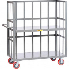 Little Giant - 3,600 Lb Capacity, 2 Shelf, 3-Sided Truck - 48" Long x 24" Wide x 57" High - Americas Industrial Supply