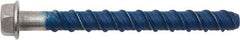 Powers Fasteners - 3/8" Diam, 3/8" Drill, 4" OAL, 1-5/8" Min Embedment Machine Screw Anchor Concrete Anchor - 316 Stainless Steel, Hex Head, Hex Drive, 3-1/2" Thread Length - Americas Industrial Supply