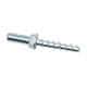 Powers Fasteners - 1/4" Diam, 1/4" Drill, 5" OAL, 1-9/16" Min Embedment Rod Hanging Anchor Concrete Anchor - 1015 Case Hardened Steel, Zinc-Plated Finish, Hex Head, Hex Drive, 2-1/2" Thread Length - Americas Industrial Supply