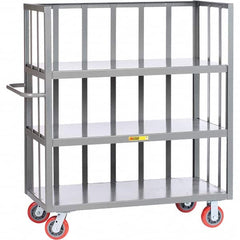 Little Giant - 3,600 Lb Capacity, 3 Shelf, 3-Sided Truck - 48" Long x 30" Wide x 57" High - Americas Industrial Supply