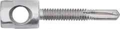 Powers Fasteners - 3/8" Zinc-Plated Steel Horizontal (Cross Drilled) Mount Threaded Rod Anchor - 1/4" Diam x 1" Long, Hex Head, 2,810 Lb Ultimate Pullout, For Use with Steel - Americas Industrial Supply