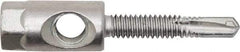 Powers Fasteners - 3/8" Zinc-Plated Steel Dual (Cross & End Drilled) Mount Threaded Rod Anchor - 1/4" Diam x 1-1/2" Long, Hex Head, 4,690 Lb Ultimate Pullout, For Use with Steel - Americas Industrial Supply
