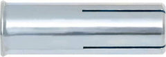 Powers Fasteners - 3/8" Diam, 1/2" Drill, 1-9/16" OAL, Drop-In Concrete Anchor - 1008 Carbon Steel, Zinc-Plated Finish, Hammer Drive, 5/8" Thread Length - Americas Industrial Supply