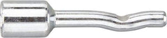 Powers Fasteners - 1/4" Diam, 3/16" Drill, 1-3/4" OAL, 3-5/8" Min Embedment Pin Anchor Concrete Anchor - 1038 Carbon Steel, Zinc-Plated Finish, Round Head, Hammer Drive, 1/2" Thread Length - Americas Industrial Supply