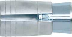 Powers Fasteners - 1/4" Diam, 3/8" Drill, 7/8" OAL, Drop-In Concrete Anchor - 304, Zamac 7 Zinc/Stainless Steel, Flange Head, Hammer Drive, 3/8" Thread Length - Americas Industrial Supply