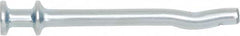 Powers Fasteners - 1/4" Diam, 1/4" Drill, 2-3/4" OAL, 1" Min Embedment Pin Anchor Concrete Anchor - 1038 Carbon Steel, Zinc-Plated Finish, Flat Head, Hammer Drive - Americas Industrial Supply