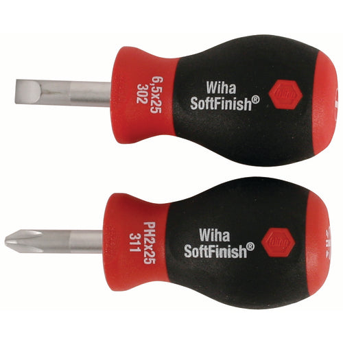 2 PC SOFTFINISH STUBBY SLOTTED/PHLP - Americas Industrial Supply