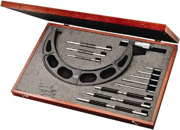 Starrett - Interchangeable-Anvil Micrometers Operation Type: Mechanical Minimum Measurement (mm): 150.00 - Americas Industrial Supply