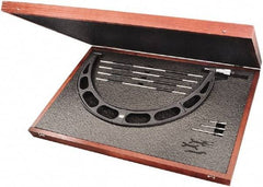 Starrett - Interchangeable-Anvil Micrometers Operation Type: Mechanical Minimum Measurement (Decimal Inch): 16.0000 - Americas Industrial Supply