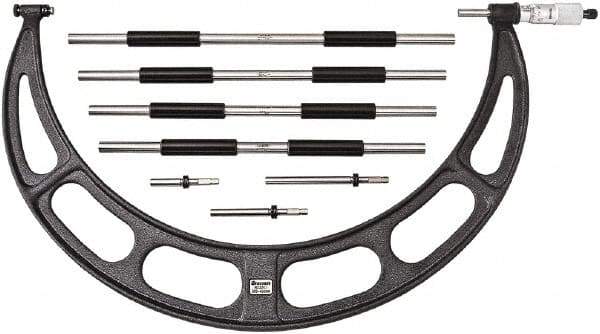 Starrett - Interchangeable-Anvil Micrometers Operation Type: Mechanical Minimum Measurement (mm): 300.00 - Americas Industrial Supply