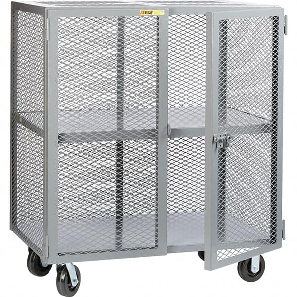 Little Giant - 1 Shelf Mobile Storage Cabinet - Steel, 49" Wide x 27" Deep x 57" High - Americas Industrial Supply