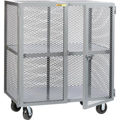 Little Giant - 1 Shelf Mobile Storage Cabinet - Steel, 61" Wide x 33" Deep x 57" High - Americas Industrial Supply