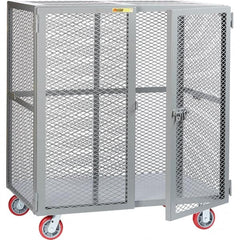 Little Giant - 1 Shelf Mobile Storage Cabinet - Steel, 61" Wide x 33" Deep x 57" High - Americas Industrial Supply