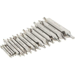 Magafor - Combination Drill & Countersink Sets Minimum Trade Size: #1 Maximum Trade Size: #5 - Americas Industrial Supply