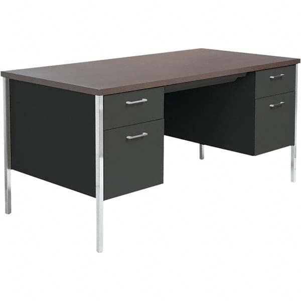 ALERA - Office Desks Type: Double Pedestal Center Draw: Yes - Americas Industrial Supply