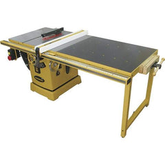 Jet - 10" Blade Diam, 5/8" Arbor Diam, 3 Phase Table Saw - 5 hp, 230/460 Volt, 11-1/4" Cutting Depth - Americas Industrial Supply