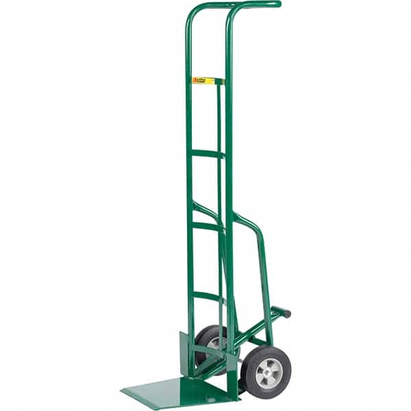 Little Giant - 800 Lb Capacity 60" OAH Hand Truck - Continuous Handle, Steel, Rubber Wheels - Americas Industrial Supply